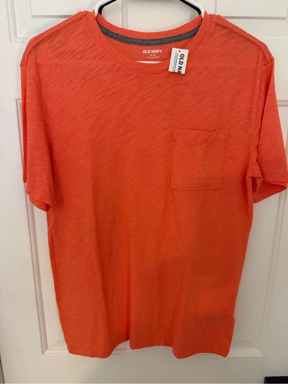 Old Navy Boys Orange Short-Sleeve Pocket Tee